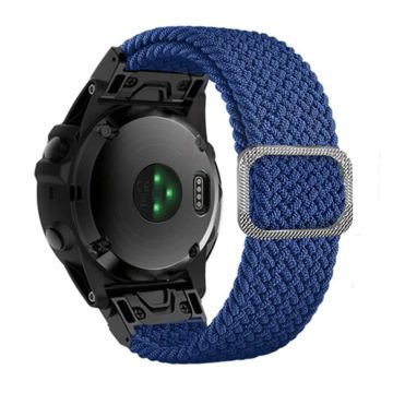 22mm Nylonband für Garmin Uhr mit Schnalle - Blau