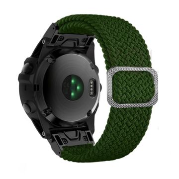 22mm Nylonband für Garmin Uhr mit Schnalle - Grün