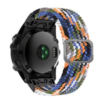 22mm Nylonband für Garmin Uhr mit Schnalle - Denim