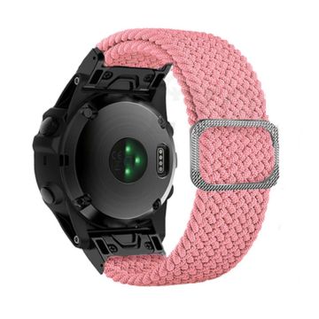 22mm Nylonband für Garmin Uhr mit Schnalle - Pink