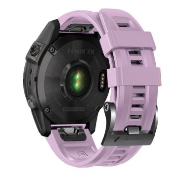 Silikonarmband für Garmin / Amazfit und Coros Uhren - Light Purple