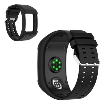 Polar M600 Silikon Uhrenarmband - Schwarz