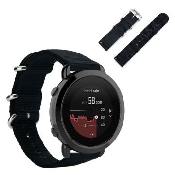 Suunto 3 Nylon Uhrenarmband - Schwarz