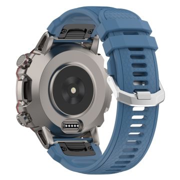 Silikonband mit Wabenmuster für Amazfit / Garmin / Coros Uhr - Blau