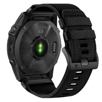 Nylonband für Amazfit / Garmin und Coros Uhren - Schwarz