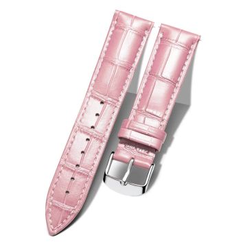 Haylou Solar LS05 / Xiaomi Mi Watch Color Krokodilmuster Lederarmband - Pink