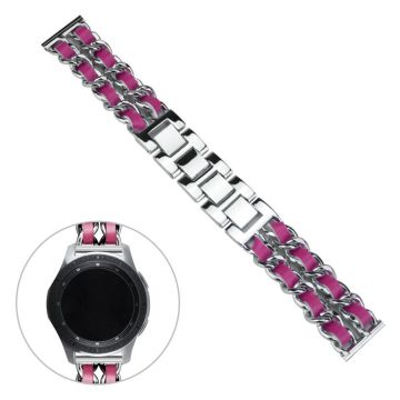 Universal Rostfrei Stahl Uhrenarmband - Silber / Rose