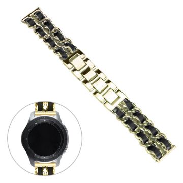 Universal Rostfrei Stahl Uhrenarmband - Gold / Schwarz