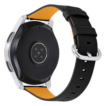 Haylou Solar LS05 / Xiaomi Mi Watch Color litchi Rindslederarmband - Schwarz